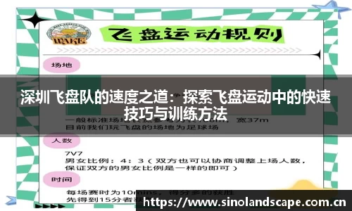 深圳飞盘队的速度之道：探索飞盘运动中的快速技巧与训练方法